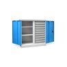 Armoire acier rangement outils et materiels a serrure