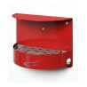 Cendrier mural rouge