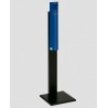 Cendrier sur pied bleu