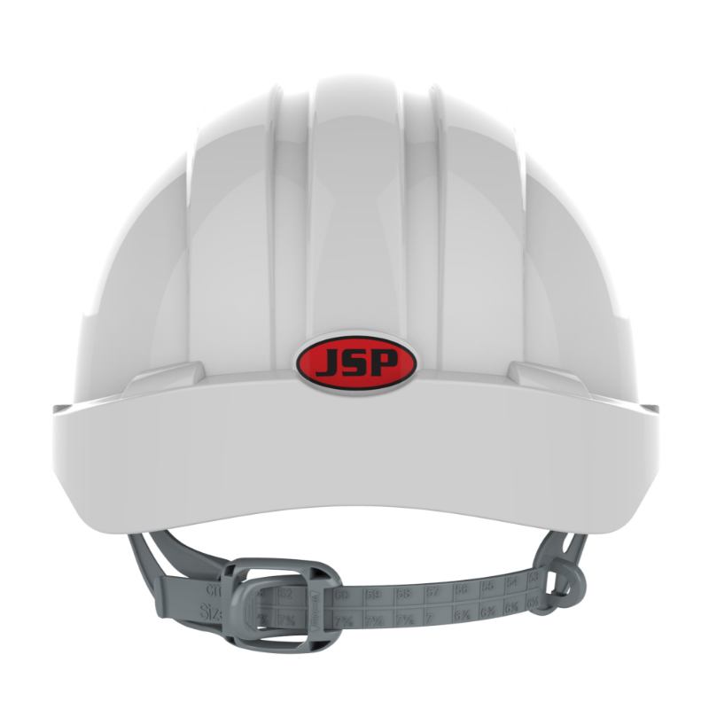 Casque ventilé glissière blanc