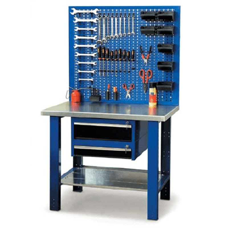 Etabli professionnel d'atelier métallique