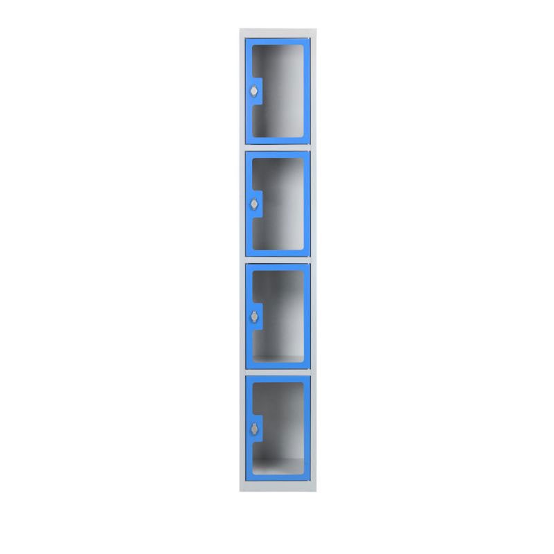 Vestiaire porte transparente plexi scolaire