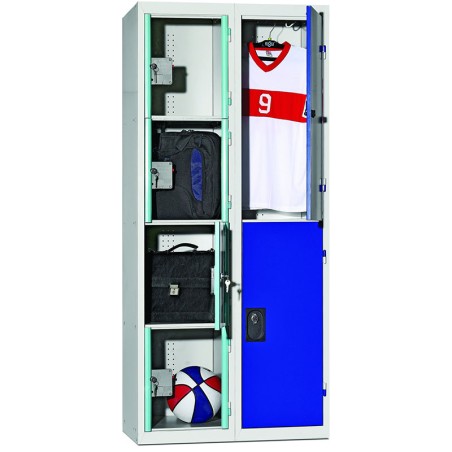 Casier consigne monobloc 4 cases