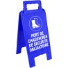 Chevalet de signalisation port chaussures sécurité