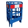 Barrière de protection polyéthylène 3 portes bleu
