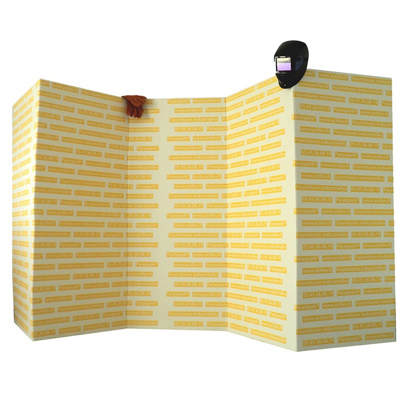 Carton ignifugé M1 pour soudure paravent de protection soudure Paraspark®