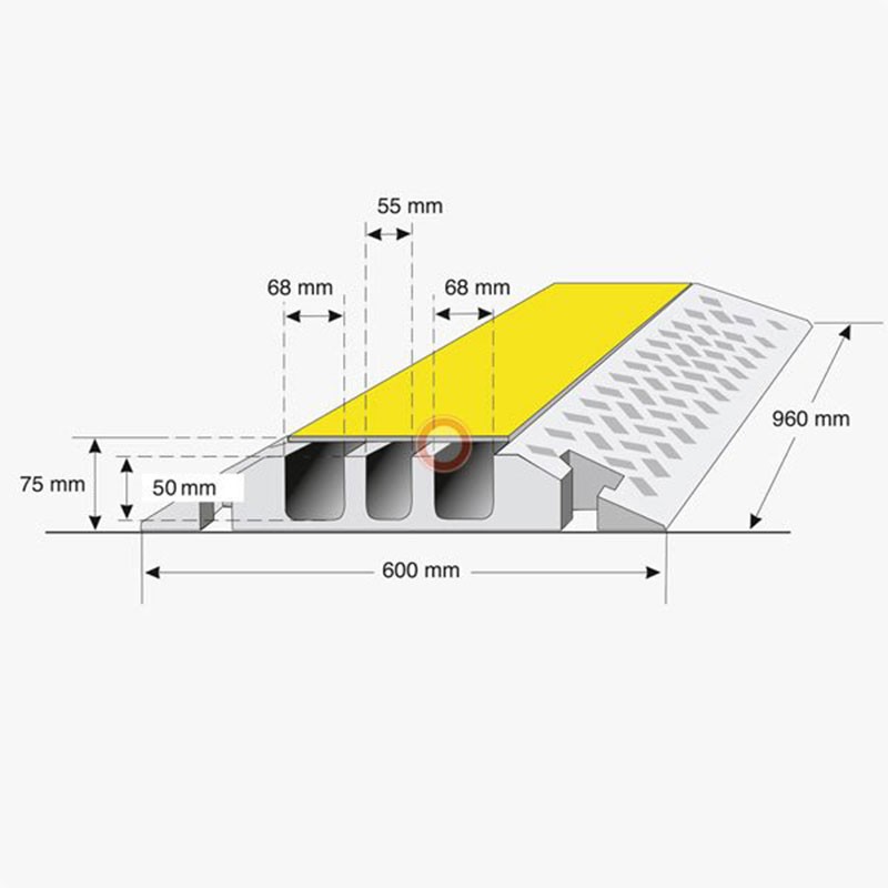 Protège câble angle droit 279.26.562