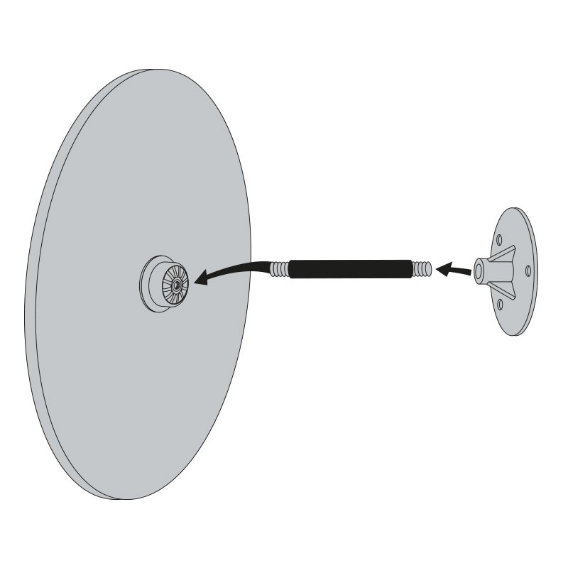 Miroir rond surveillance 400 Vialux104