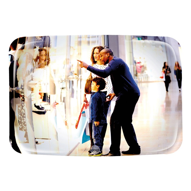 Miroir magasin rectangulaire Vialux110