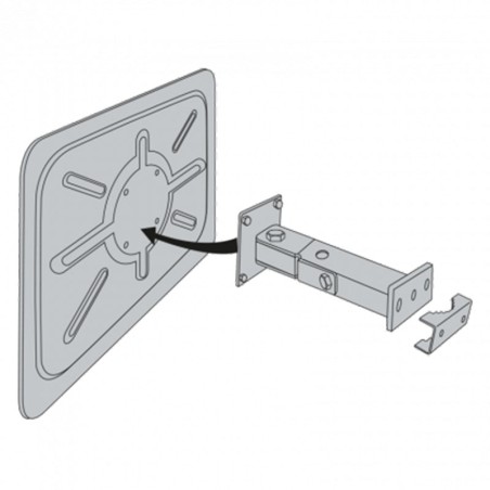 Miroir urbain circulation Inox Vialux854