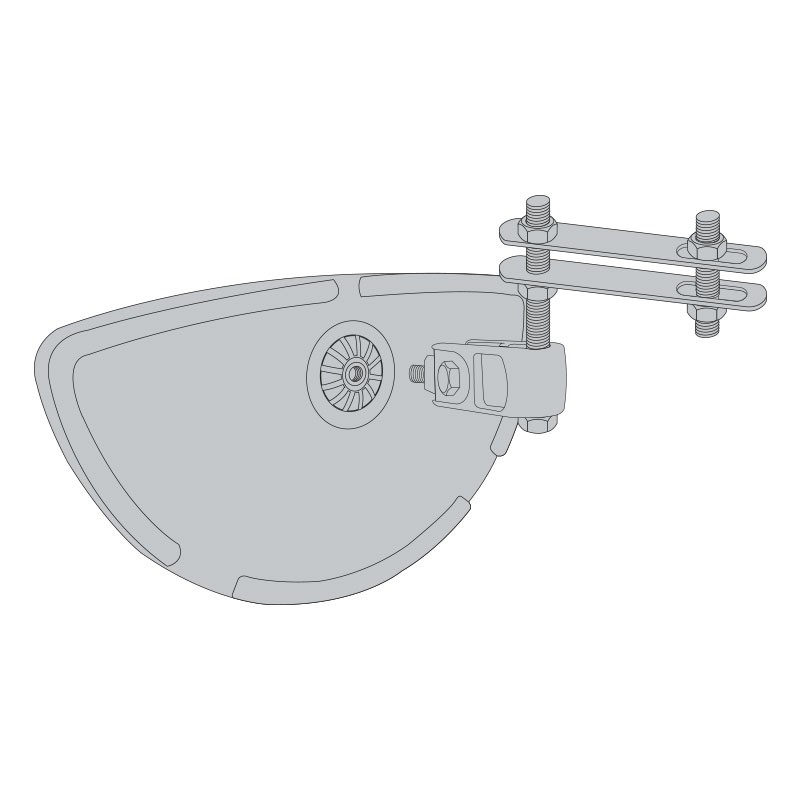 Miroir sortie route compacteur Vumax418