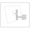 Bras miroir industriel 245.10.893