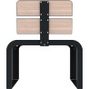 Banc avec pied en acier - Urbains, confort, design et durabilité