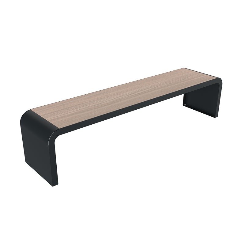 Banquette avec pied en acier