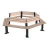 Banc en cercle