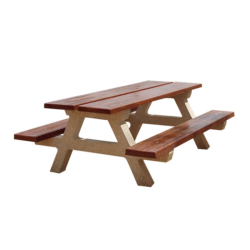 Table socle en béton