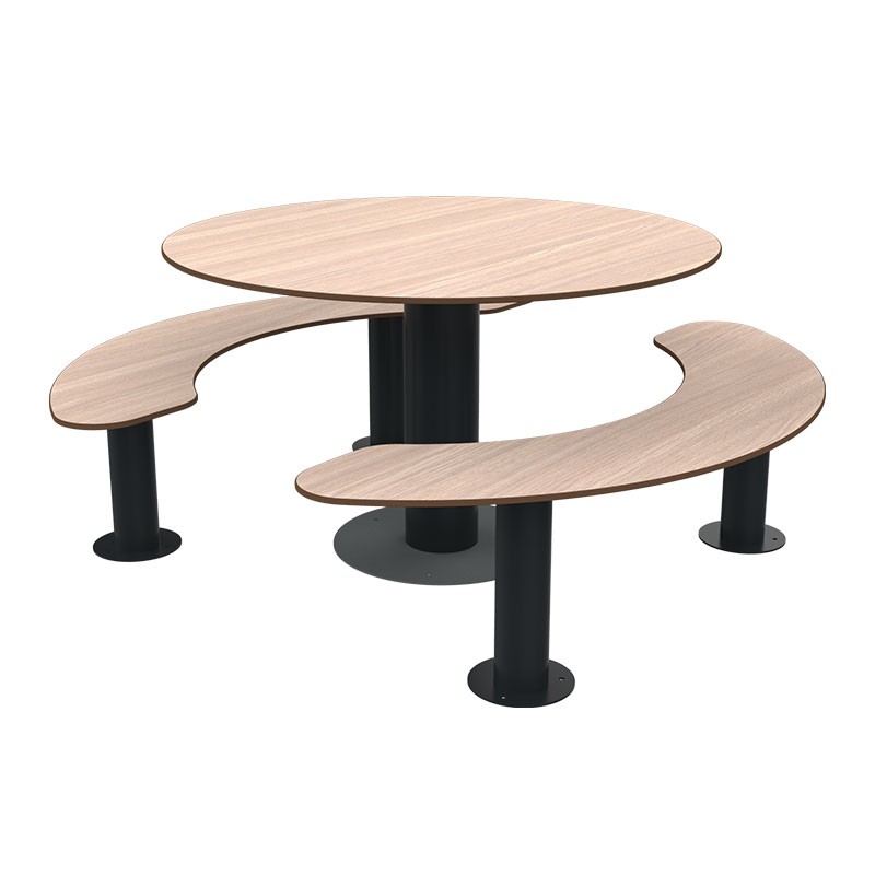 Table d'extérieur ronde