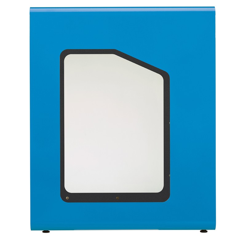 Borne de tri sélectif 90 litres noir/bleu
